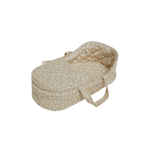 Dinkum Dolls Quilted Carry Cot - Garden Floral