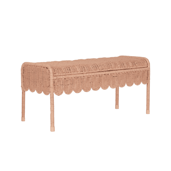 Petal Storie Bench - Seashell Pink