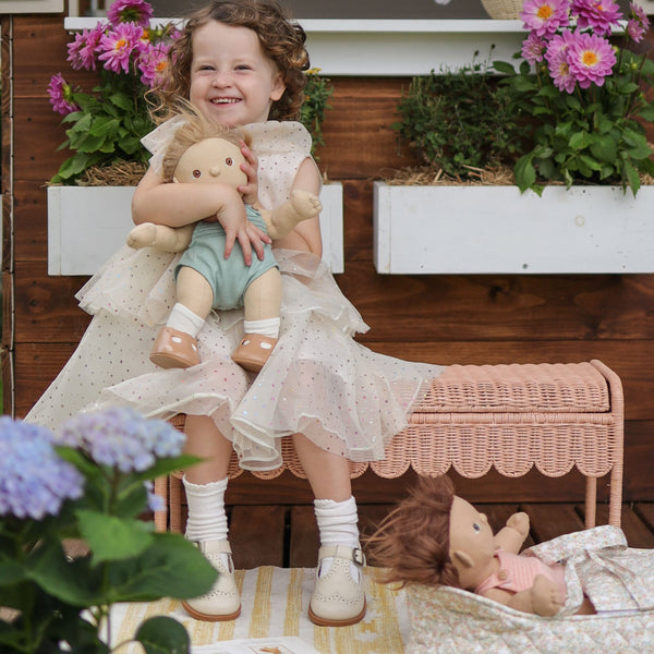 Petal Storie Bench - Seashell Pink