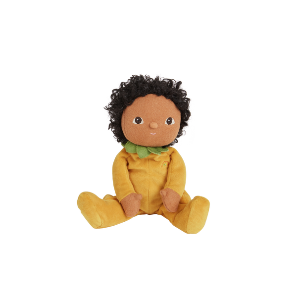 Collectable palm-sized plush toy for kids. Pineapple themed plush doll, perfectly weighted for play.