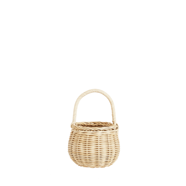 Rattan Berry Basket - Straw