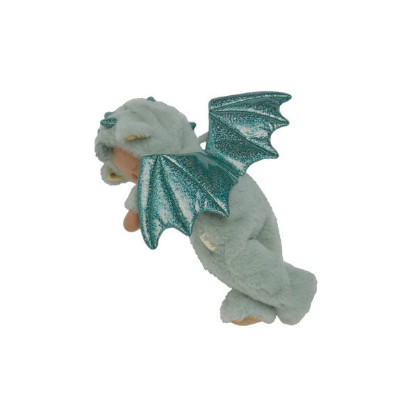 Green baby dragon plush toy