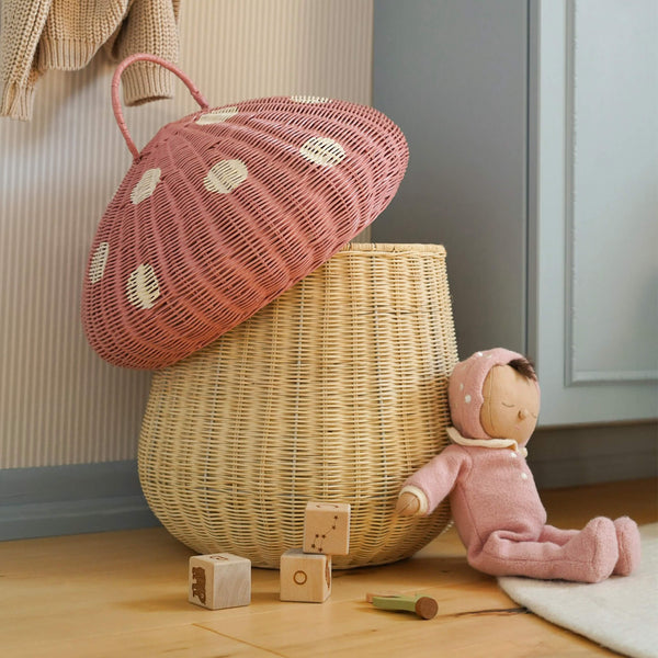 Mushroom Storage Basket - Musk