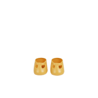 Dinkum Dolls Shoes - Corn Yellow