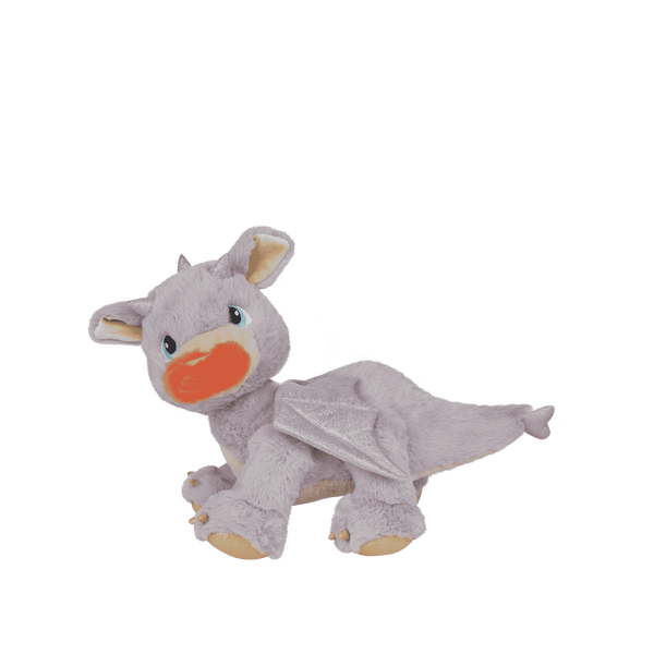Plush toy dragon on a transparent background