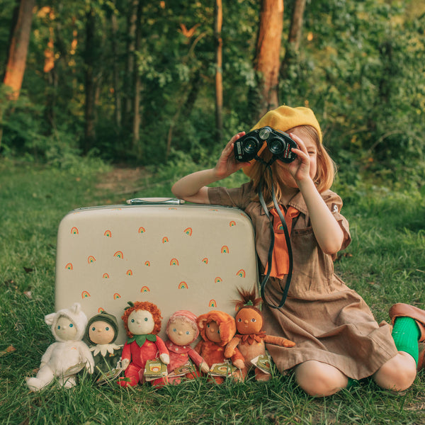 This charming woodland themed white fox plush doll from the Dinky Dinkums Forest Friends collection is designed for comfort and cuddles, making it perfect for all ages ones. Collectable, limited edition toddler toy, cozy plush forest friend for bedtime.