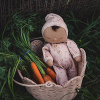 An adorable easter-themed plush doll, perfect for snuggling and imaginative play. Soft and cuddly doll, ideal companion from birth.