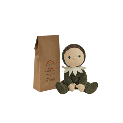 An adorable woodland themed plush doll from the Dinky Dinkums Forest Friends collection, perfect for snuggling and imaginative play. Collectable, soft and cuddly woodland toy, ideal bedtime companion for toddlers.