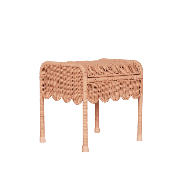 Petal Storie Stool - Seashell Pink