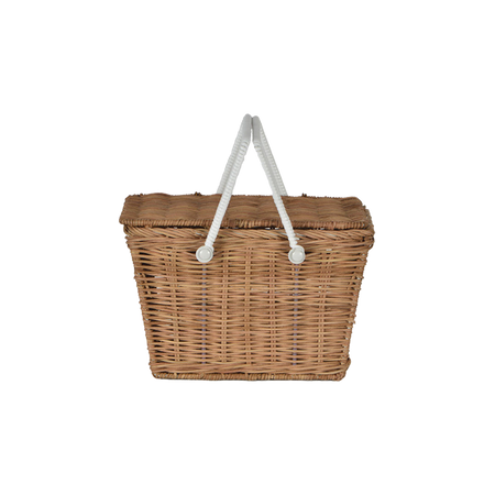 Large Shopping Basket, Picnic Basket, Large Vintage Wicker Basket, Picnic Basket newest Vintage, Bolga Basket, Flower Girl Basket, New Mom Gift