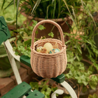 Rattan Berry Basket - Rose