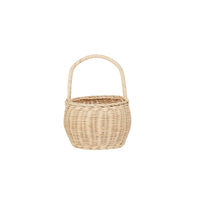 Rattan Big Berry Basket - Straw
