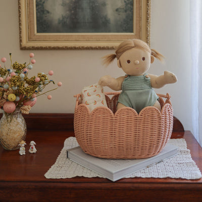 Petal Basket - Seashell Pink