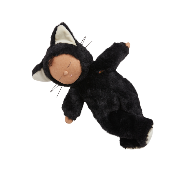 Black cat, soft plush toy for kids