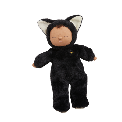 Black cat, soft plush toy for kids