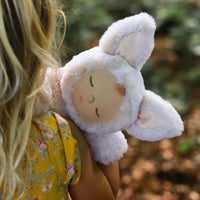 Meet Cozy Dinkum Fenix Fox, a cuddly fox plush toy designed for warmth and coziness. This plush fox has a posable body, sweet embroidered face, tuft of hair, and wears a non-removable suit, making it Ideal for snuggling and imaginative play.