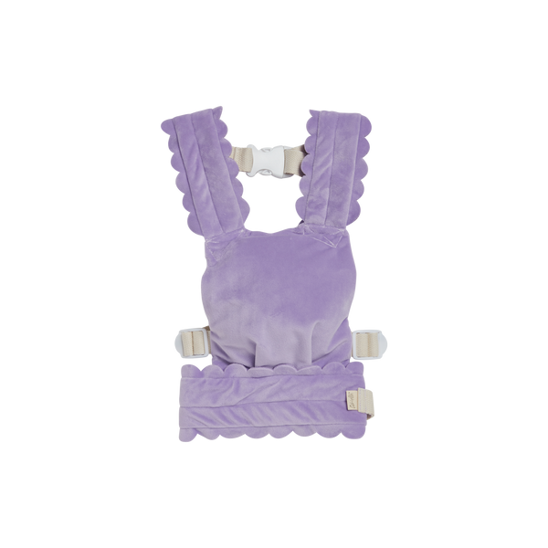 The perfect flower toy for kids who love imaginative play and transporting their dolls in style! Our purple petal doll carrier is made for parent play for your kid and their favourite dolls and toys.