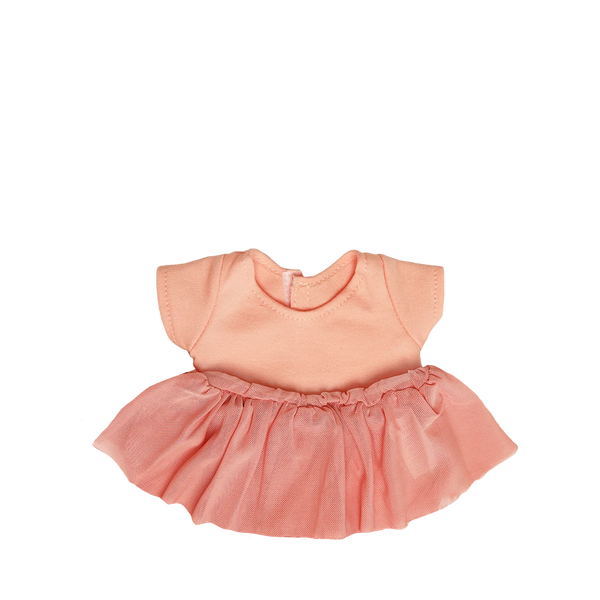 Ballet doll outfit for Olli Ella Dinkum Dolls. Soft, blush coloured unitard and tutu for dolls. 