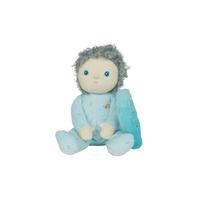 Franny Frosting, our blue donut-themed mini plush toy. Collectable, Soft and cuddly, and snuggled in a non-removable velvet onesie, Franny Frosting is a must have in your toy collection.