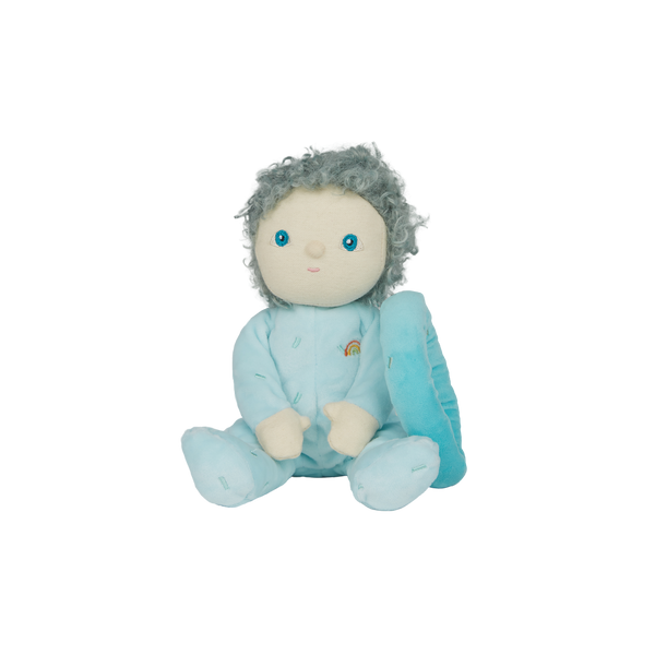 Franny Frosting, our blue donut-themed mini plush toy. Collectable, Soft and cuddly, and snuggled in a non-removable velvet onesie, Franny Frosting is a must have in your toy collection.