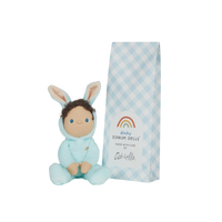 This adorable, huggable plush bunny toy is designed for comfort and endless adventures for your little one. Limited-edition, pocket-sized, and weighted in all the right snuggly places, Basil Bunny is the perfect collectable plush toy for every adventure.