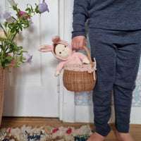 This adorable, huggable plush bunny toy is designed for comfort and endless adventures for your little one. Limited-edition, pocket-sized, and weighted in all the right snuggly places, Bella Bunny is the perfect collectable plush toy for every adventure.