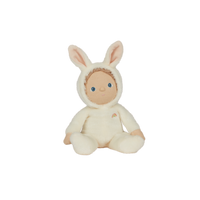 Dinky Dinkums Fluffle Family - Bobbin Bunny / Ivory