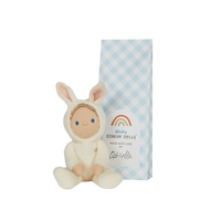 This adorable, huggable plush bunny toy is designed for comfort and endless adventures for your little one. Limited-edition, pocket-sized, and weighted in all the right snuggly places, Bobbin Bunny is the perfect collectable plush toy for every adventure.