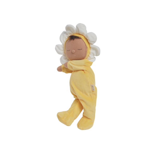 Adorable Dozy Dinkums plush flower doll in Pip Buttercup. Soft and cuddly, perfect for play and snuggling. Made from high-quality, safe materials.