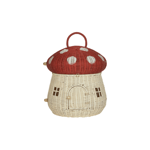 Mushroom Doll House - Red