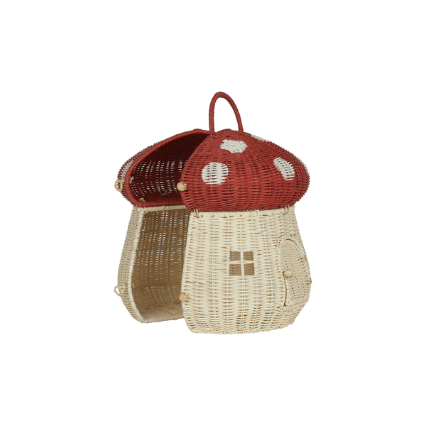 Mushroom Doll House - Red