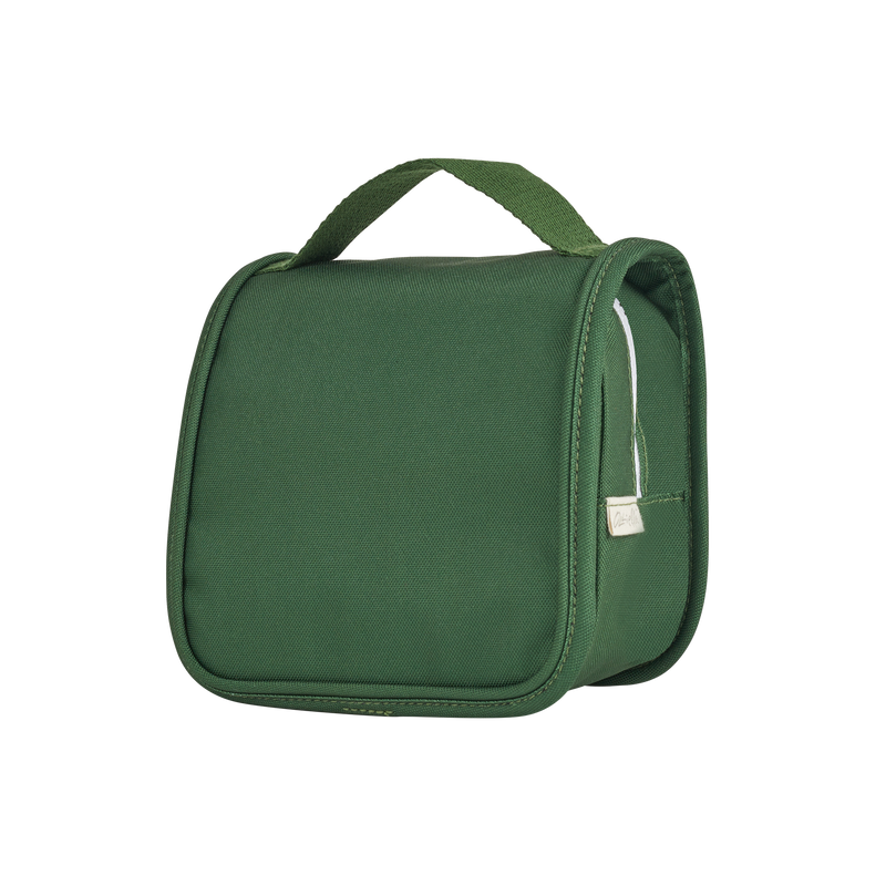 Olli Ella See-ya Wash Bag in Forest Green colour for travel bathroom goodies