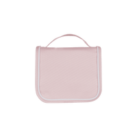 Stylish and practical kids pink toiletry bag for organized travel and storage. Lightweight and spacious, perfect for weekend getaways or daily use.