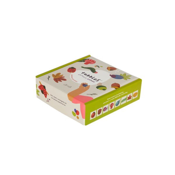 Olli Ella Tubbles Sensory Stones Garden Goodies packaging
