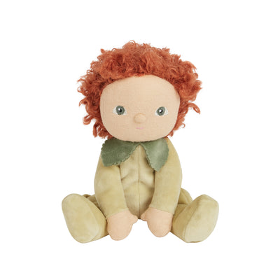 Collectable palm-sized plush toy for kids. Pear themed plush doll, perfectly weighted for play.