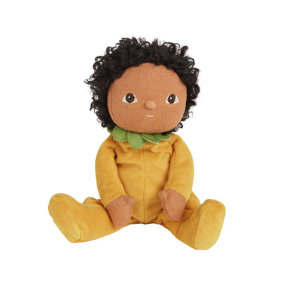 Collectable palm-sized plush toy for kids. Pineapple themed plush doll, perfectly weighted for play.