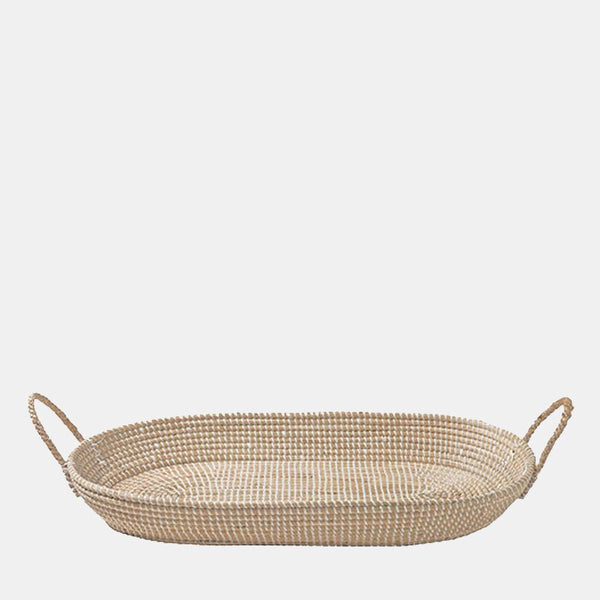 Reva Seagrass Changing Basket - Natural