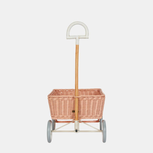Rattan Wonder Wagon - Rose