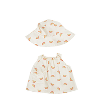 Dinkum Dolls Cotton Una Rainbow Dress Set - Ivory