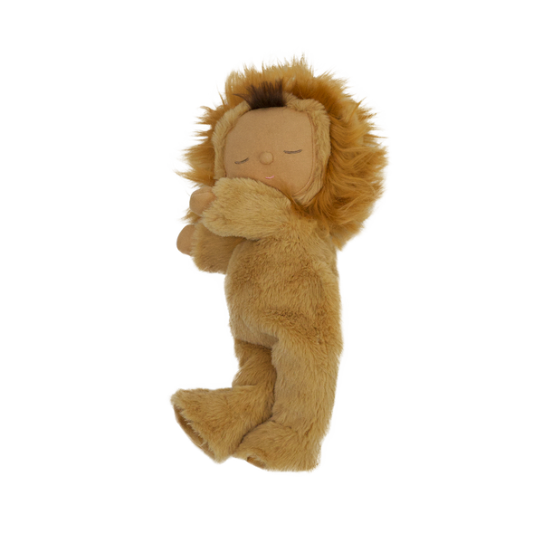 Lion soft toy for kids. Snuggly collectable lion plush doll, suitable from birth.