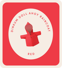 Dinkum Dolls Rainy Play Set - Red