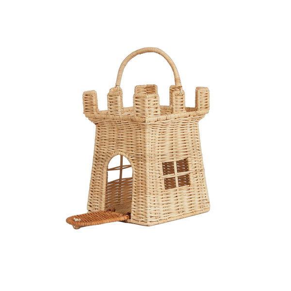 Rattan Castle Bag