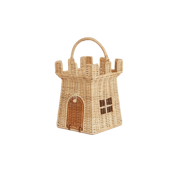 Rattan Castle Bag
